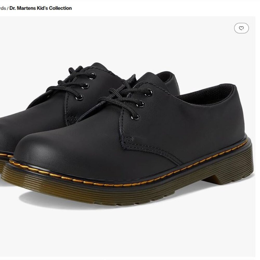 Dr. Martens Black Leather Oxfords